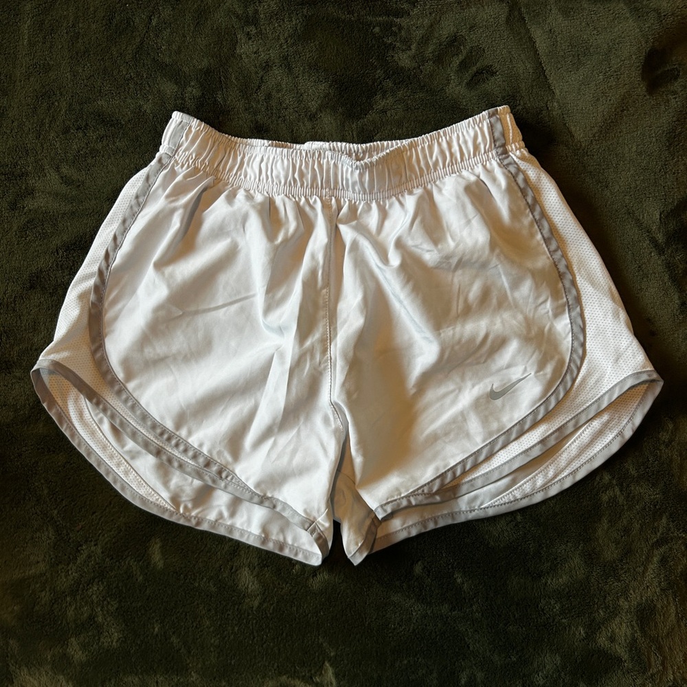 Nike Women's White Athletic Shorts